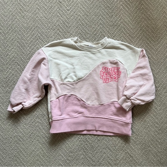 Zara Colorblock Sweatshirt - Picture 4 of 7